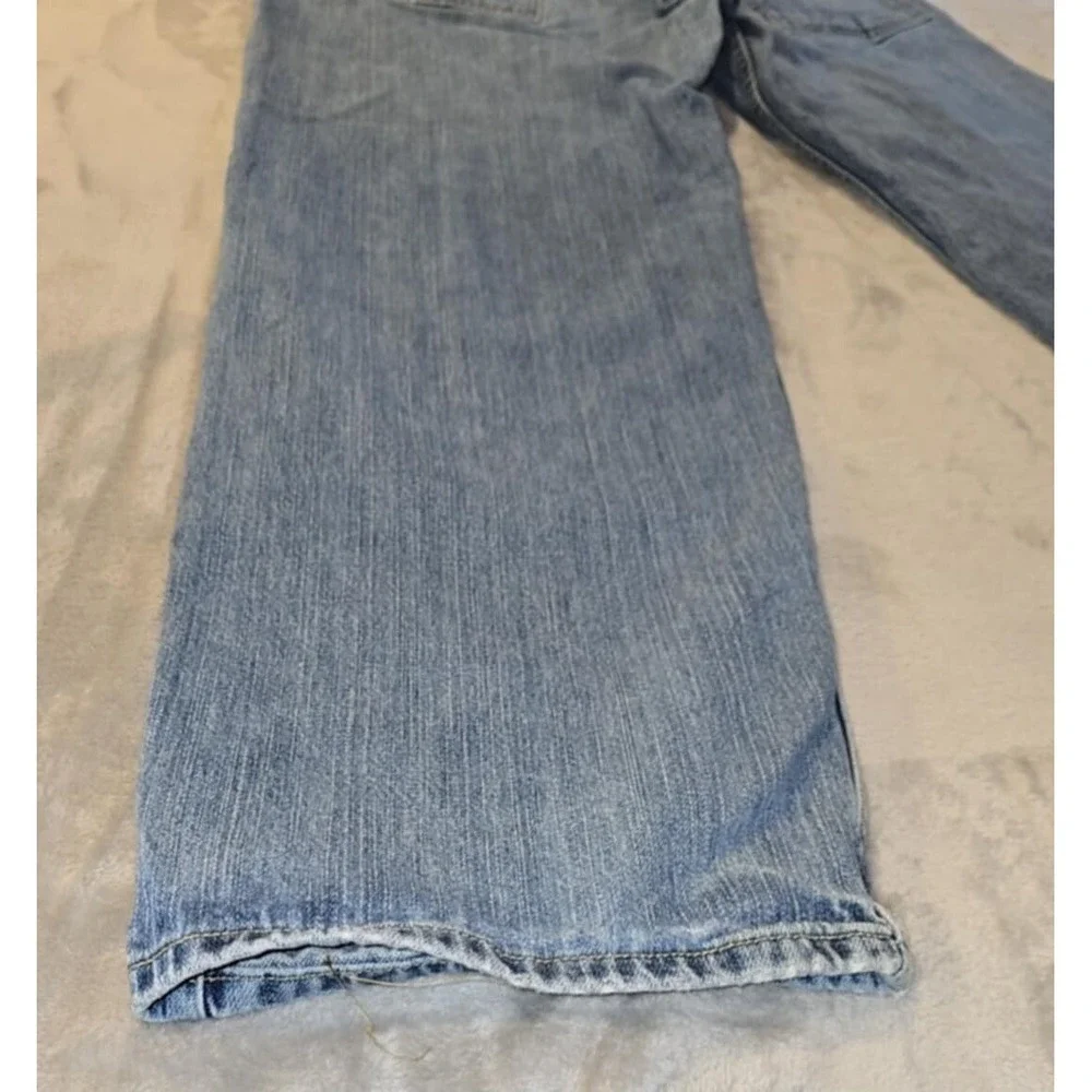Vintage Levis SilverTab Jeans Mens 36x34 Y2K Low Rise Loose Fit Baggy Light Wash